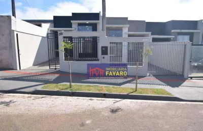 Casa com 3 dormitórios à venda, 81 m² por r$ 285.000,00 - catuai - londrina/pr