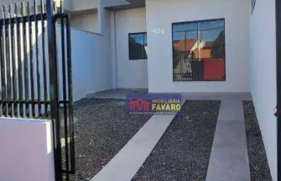 Casa com 3 dormitórios à venda, 85 m² por r$ 296.000,00 - jardim das palmeiras - londrina/pr