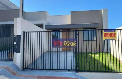 Cambé, casa geminada no residencial araucária, 2 dormitórios à venda, 70 m² por r$ 250.000
