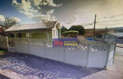 Duas casas de alvenaria, edificadas em um terreno de esquina com 347m2, por r$ 230.000 - carnascialli