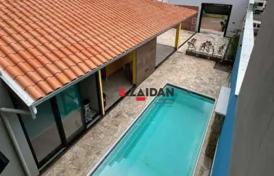 Casa com 1 dormitório, 140 m² - venda por r$ 850.000,00 ou aluguel por r$ 4.075,54/mês - água branca - piracicaba/sp