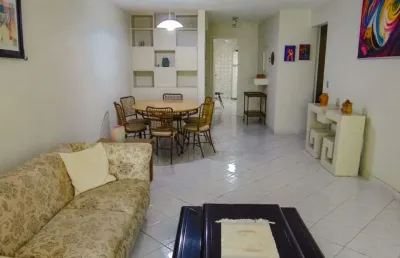 Apartamento com 3 dormitórios à venda, 130 m² - pitangueiras - guarujá/sp