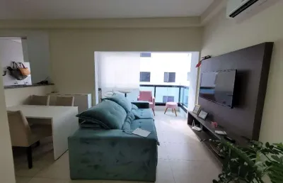 Flat com 2 dormitórios à venda, 65 m²- pitangueiras - guarujá/sp