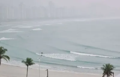 Praia de astúrias, 50m da praia, apartamento com vista deslumbrante a praia