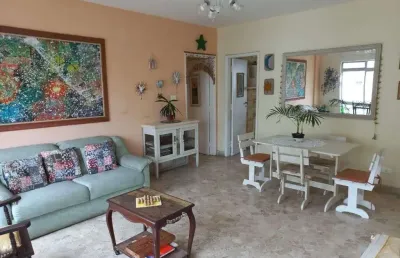 Apartamento com 3 dormitórios à venda, 129 m² - astúrias - guarujá/sp