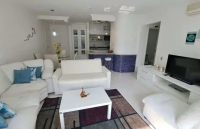 Apartamento 30 metros da praia das astúrias com 2 vagas para auto e lazer