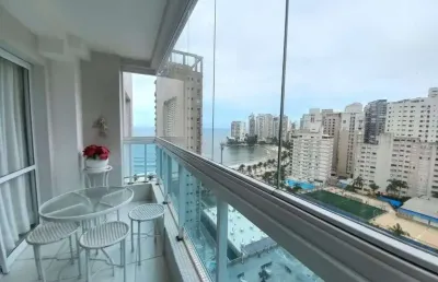 Apartamento com 2 dormitórios à venda, 78 m² - astúrias - guarujá/sp