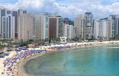 Astúrias- frente ao mar com maravilhosa área de lazer , 02 vagas de garagem no prédio.