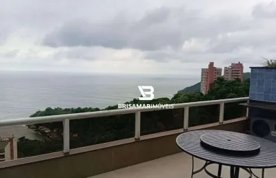 Enseada- cobertura duplex com maravilhosa vista mra , 04 vagas de garagem.