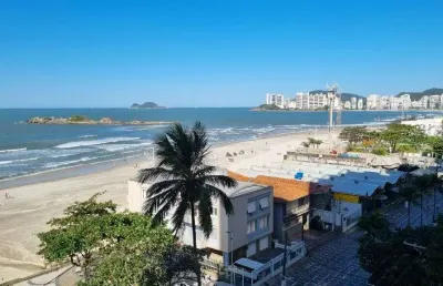 Apartamento com 3 dormitórios à venda, 190 m² - pitangueiras - guarujá/sp