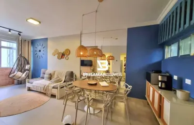 Lindo apartamento em pitangueiras – guarujá, com vista mar e totalmente reformado e decorado!