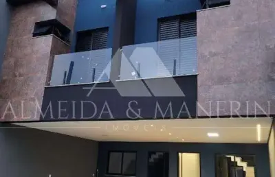 Sobrado novo e moderno à venda - com 145m² - parque das nações santo andré