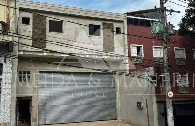 Salão comercial de alto padrão com escritório – excelente localização em utinga - santo andré!