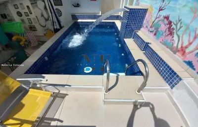 Casa para venda em santos, marapé, 3 dormitórios, 2 suítes, 4 banheiros, 3 vagas