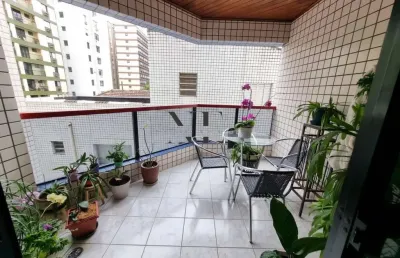 Apartamento para venda em são vicente, itararé, 2 dormitórios, 1 suíte, 3 banheiros, 1 vaga