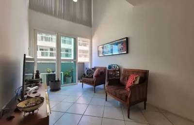 Loft para venda em santos, gonzaga, 1 dormitório, 1 suíte, 2 banheiros, 2 vagas