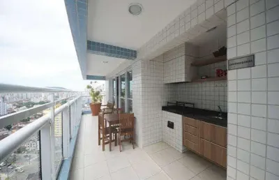Apartamento para venda em santos, boqueirão, 1 dormitório, 1 suíte, 2 banheiros, 1 vaga