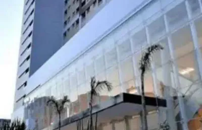 Sala comercial para venda em santos, vila mathias, 1 banheiro, 1 vaga