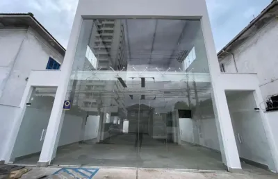 Ponto comercial para locação em santos, macuco, 4 banheiros