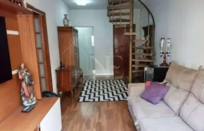Cobertura para venda em são vicente, itararé, 3 dormitórios, 2 suítes, 3 banheiros, 1 vaga