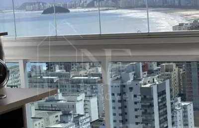 Apartamento para venda em santos, aparecida, 1 dormitório, 1 suíte, 2 banheiros, 1 vaga