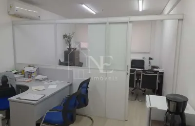 Sala comercial para venda em santos, gonzaga, 2 banheiros, 1 vaga