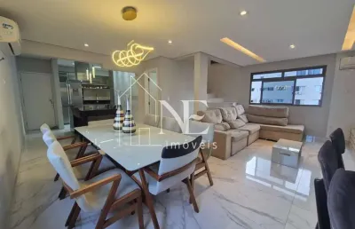 Cobertura duplex para venda em santos, aparecida, 4 dormitórios, 2 suítes, 6 banheiros, 2 vagas