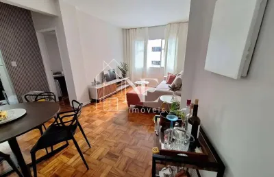 Apartamento para venda em santos, josé menino, 1 dormitório, 1 banheiro, 1 vaga