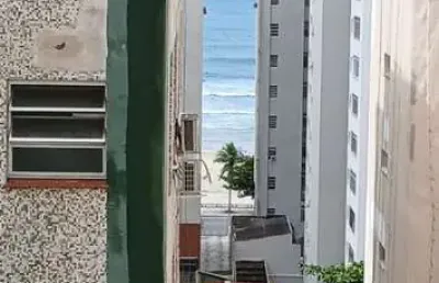 Apartamento mobiliado para venda em guarujá, pitangueiras, 2 dormitórios, 2 banheiros, 1 vaga