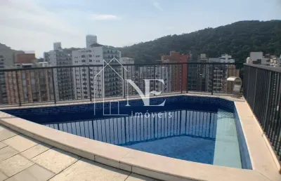 Cobertura duplex para venda em guarujá, pitangueiras, 3 dormitórios, 3 suítes, 6 banheiros, 2 vagas