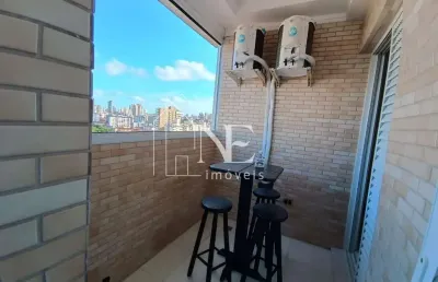 Apartamento para venda em santos, vila belmiro, 1 dormitório, 2 banheiros, 1 vaga