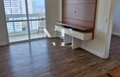 Apartamento para locação em santos, boqueirão, 1 dormitório, 1 banheiro, 1 vaga