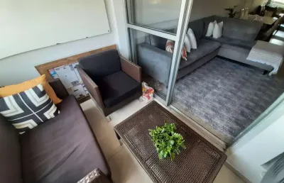 Apartamento para venda em santos, encruzilhada, 2 dormitórios, 1 banheiro, 1 vaga