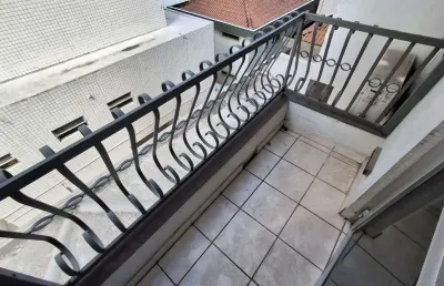 Apartamento para venda em santos, embaré, 2 dormitórios, 2 banheiros, 1 vaga