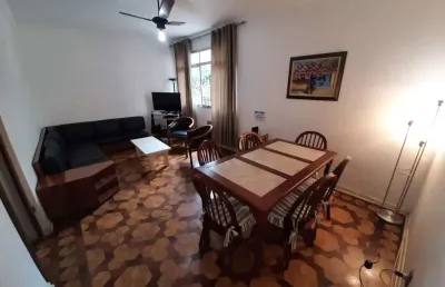 Apartamento para venda em santos, gonzaga, 2 dormitórios, 2 banheiros, 1 vaga