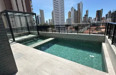 Flat com 1 quarto à venda na Rua Juvenal Mário da Silva, Manaíra, João Pessoa