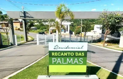 Terreno à venda no loteamento fechado recanto das palmas em vinhedo, interior de são paulo!