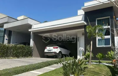 Casa a venda, moderna e térrea no condomínio via castelli em louveira