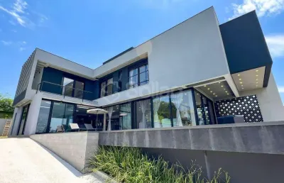 Casa moderna com vista panorâmica à venda em condomínio fechado na cidade de itatiba
