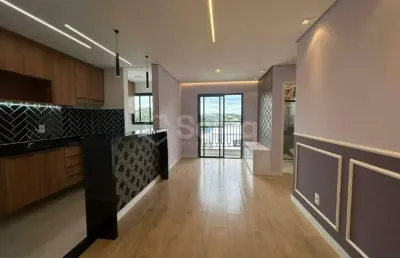Apartamento decorado para alugar em vinhedo com 2 quartos sendo 1 suíte no condomínio vicenza .