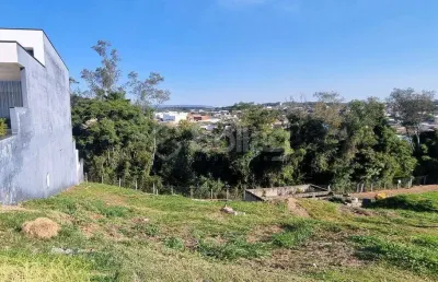 Terreno à venda com 396m em declive , vista livre no condomínio reserva dos jatobás em louveira.