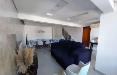 Casa em condomínio fechado com 4 quartos à venda na rua comendador alfaia rodrigues, --, aparecida, santos por r$ 1.593.000