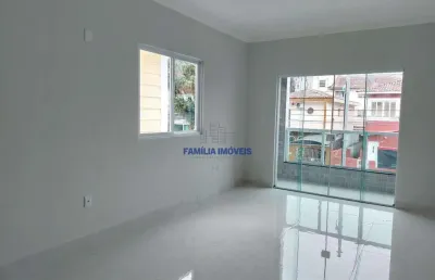 Casa em condomínio fechado com 3 quartos à venda na rua guaibê, --, aparecida, santos por r$ 850.000