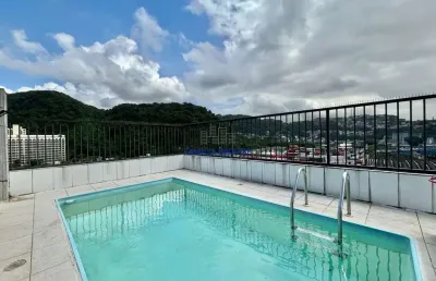 Cobertura com 3 quartos à venda na marechal josé olintho de carvalho, --, vila belmiro, santos por r$ 980.000