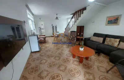 Casa em condomínio fechado com 4 quartos à venda na josé gonçalves da mota jr., --, vila belmiro, santos por r$ 1.500.000