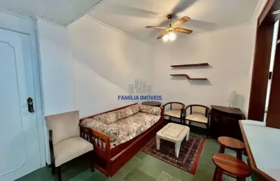 Apartamento com 1 quarto à venda na rua galeão carvalhal, --, gonzaga, santos por r$ 465.000