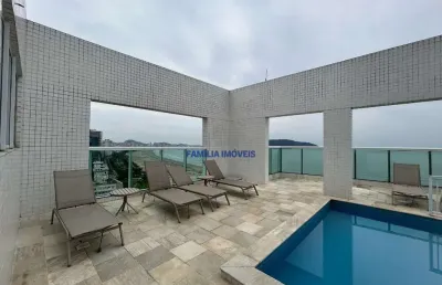 Apartamento com 1 quarto à venda na rua newton prado, --, josé menino, santos por r$ 565.000