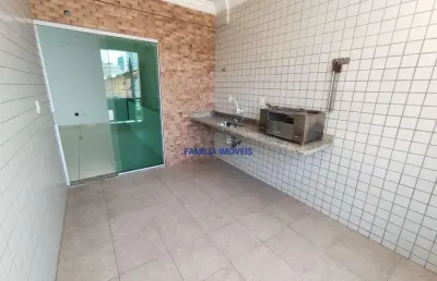 Casa em condomínio fechado com 3 quartos à venda na rua evaristo da veiga, --, campo grande, santos por r$ 875.000