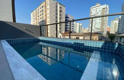 Casa em condomínio fechado com 3 quartos à venda na rua oswaldo cochrane, --, embaré, santos por r$ 2.170.000