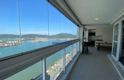 Apartamento com 3 quartos à venda na avenida almirante saldanha da gama, --, ponta da praia, santos por r$ 2.550.000